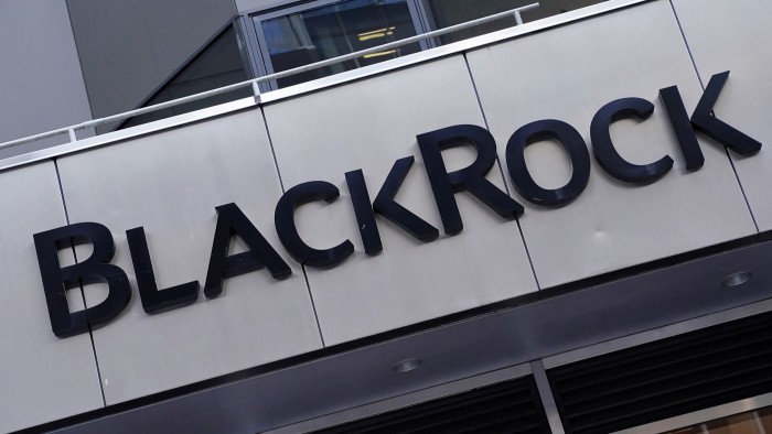 BlackRock’s sign on a building